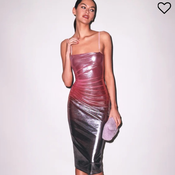 Fleur du Mal Dresses & Skirts - Fleur de mal ombré shine dress S